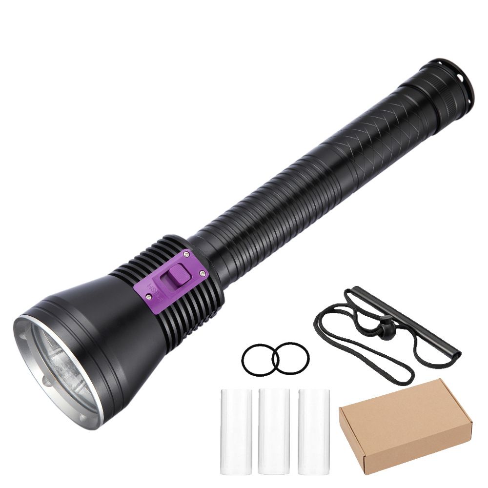 3 Light P70 Diving Special Strong Light Flashlight High Lumen Yellow Light 26650 Rechargeable Flashlight Fill Light_voghion.com