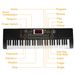 61 Keys Digital Music Electronic Keyboard Electric Musical Piano Instrument Kids Learning Keyboard w/ Stand Microphone_voghion.com