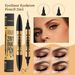 Hellokiss double head four pronged liquid eyebrow pencil+eyeliner quick drying waterproof Eyebrow pencil new product_voghion.com