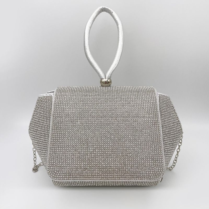 Nuova borsa da banchetto irregolare con strass di livello A, borsa scintillante per feste notturne_voghion.com