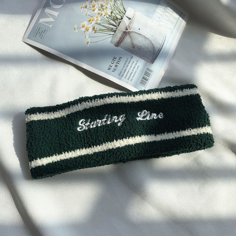 Simple Letter Embroidery Sports Women, Warm Versatile Autumn And Winter, Soft For Fitness, Running, Sweat Absorption,_voghion.com