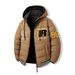 Men's Reversible Hooded Puffer Jacket With Embroidery, Loose Fit, Detachable Hood, Winter Warm Coat For Streetwear & Outdoor_voghion.com