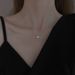 Sterling Silver Small Heart Necklace For Women, Niche Light Luxury High-End Design Clavicle Pendant Neck Chain Sweater_voghion.com