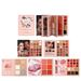 78-Color Book Style Makeup Palette - Matte & Shimmer Eyeshadow + Blush + Highlighter + Concealer + Lipstick (All-In-One Travel-Friendly Vegan)_voghion.com
