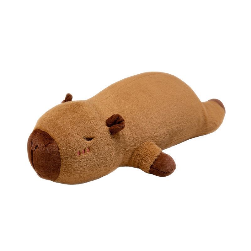 Plush Capybara Adorable Doll Soft Toy Cozy Pillow For Relaxing Home At Comfort_voghion.com