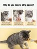 1/3PCS Katzenstreifen-Futterlöffel mit langem Griff, leckbarer Nassfutter-Futterspender für Katzen, Tierfleisch, Schlammfutter, Squeeze-Dispense-Löffel, Haustierzubehör_voghion.com