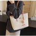 Large Capacity Women's Fashion Versatile Shoulder Autumn Winter New Style Student Class Commuting Handheld Canvas Tote_voghion.com