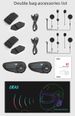 Motorcycle helmet Bluetooth intercom headset 7-person connection 1 drag 6 switch intercom 800 m intercom distance Q7 double pack_voghion.com