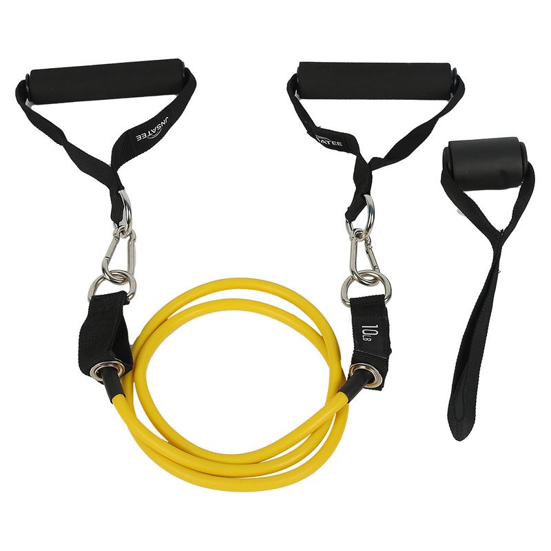Cuerda elástica de látex de 11 piezas para entrenamiento de fuerza, fitness, yoga, 45 kg_voghion.com