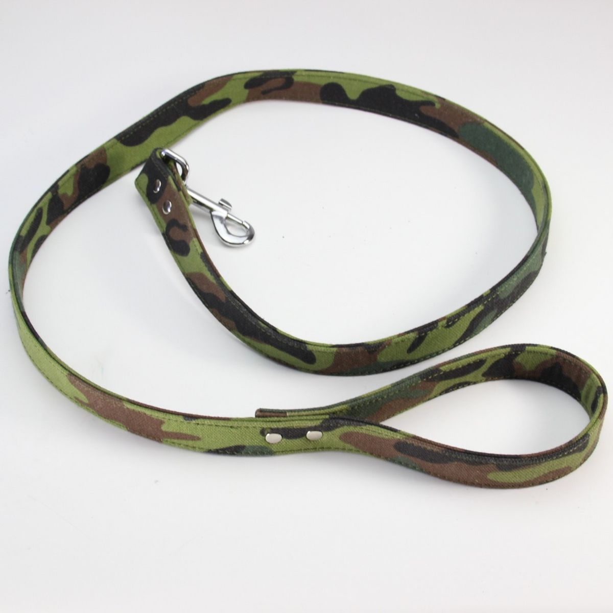 Premium Camouflage Canvas Thickened Leash For Medium And Large Dogs, DIY Pet Collar, 120cm Dog Chain_voghion.com