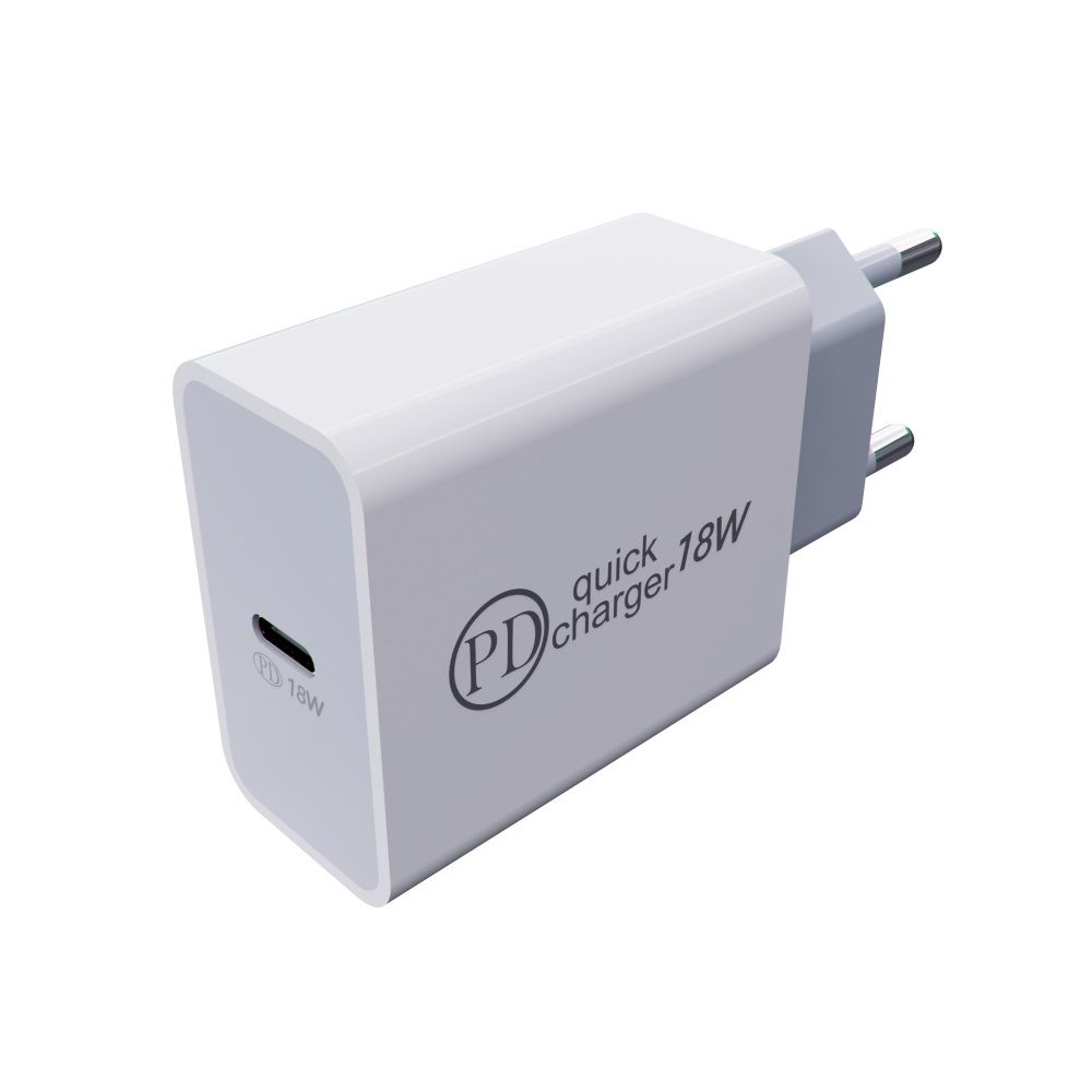 QC PD 3.0 FCP dobbelt USB-oplader 18W hurtigopladning EU US-stik til iPhone X 8 plus til Redmi Note 7 telefonadapter_voghion.com