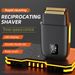 Waterproof Electric Shaver With LED Display - 2D Floating Head For Close Shave, USB Rechargeable, Low Noise (36dB), 90min Runtime, Black_voghion.com