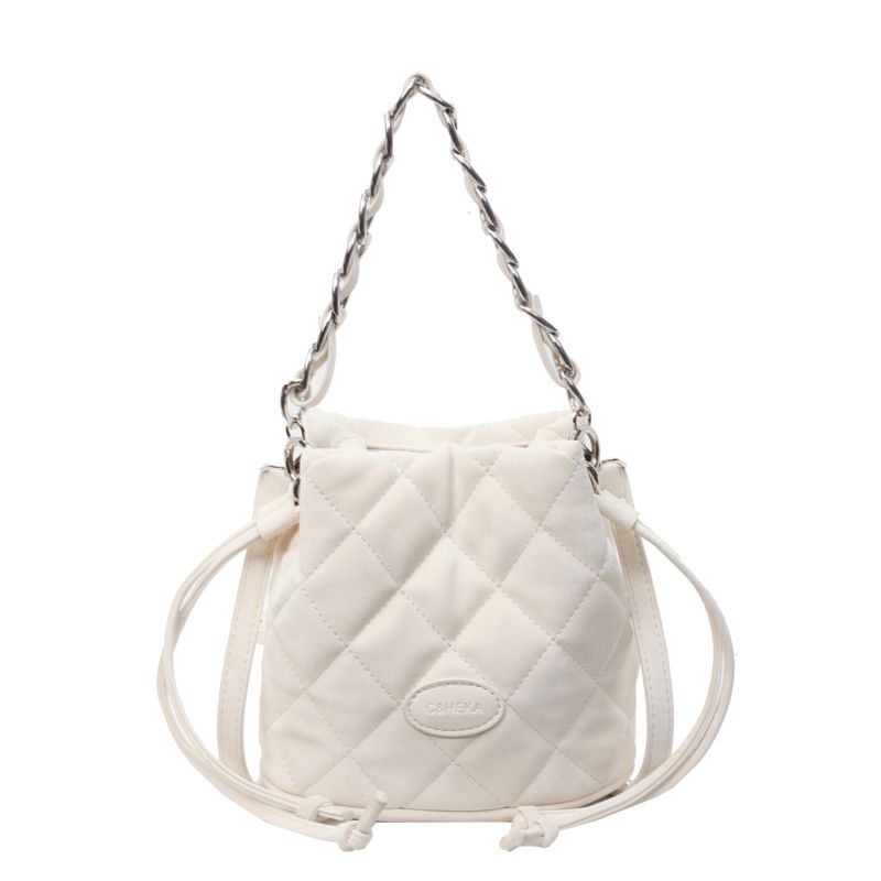 Sac à main haut de gamme et à la mode pour femmes, sac à bandoulière seau avec chaîne Maillard, niche, nouvelle collection 2024_voghion.com