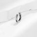 925 Zilveren Romeinse Cijfer Creolen met Zirkonia - Minimalistische Unisex Oorbellen voor Mannen & Vrouwen, Lichtgewicht & Hypoallergeen_voghion.com