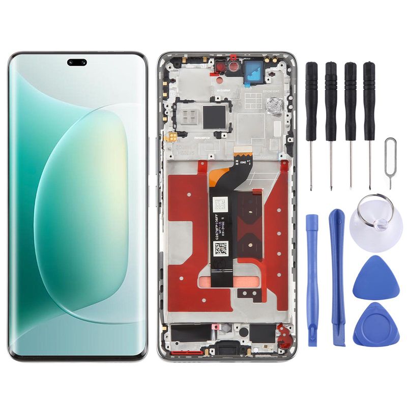 For Honor 300 Pro Original LCD Screen Digitizer Full Assembly With Frame (Black)_voghion.com