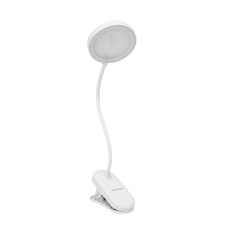 Lámpara de escritorio con clip LED enchufable para protección de los ojos, lámpara de estudio para dormitorio de estudiantes universitarios, lámpara de escritorio con protección para los ojos creativa, soporte con clip para lámpara de noche_voghion.com