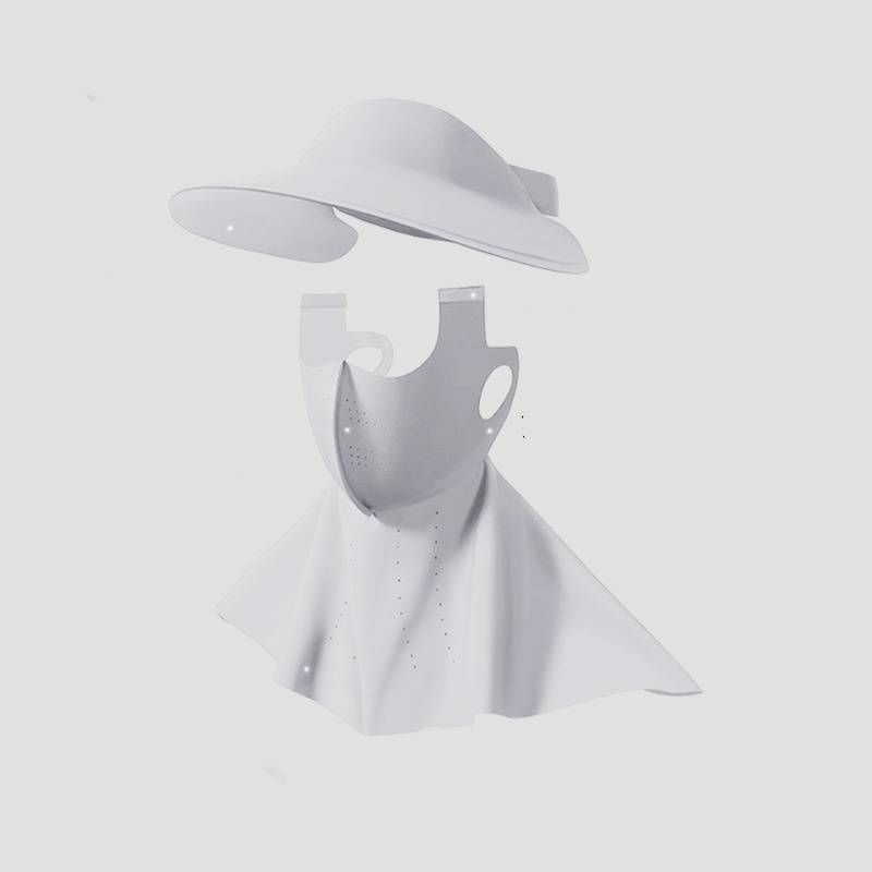 El nuevo sombrero de sol de una pieza sin rastro para mujer, plegable, con copa hueca, sombrero de verano para el sol UV._voghion.com