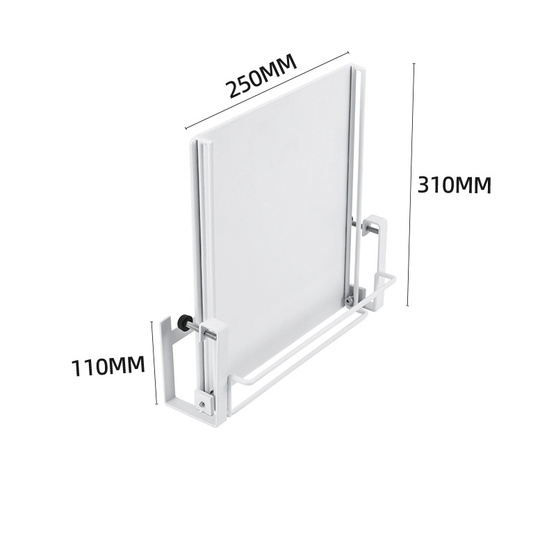 Family Organizer Foldable Countertop Organizer Hanging Cabinet Door Shelf With Multi Function Table Extension_voghion.com