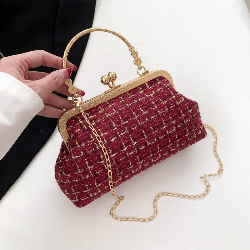 Modekette Herbst neuer Trend einfache Schulterschale lässige Umhängetasche für Damen_voghion.com
