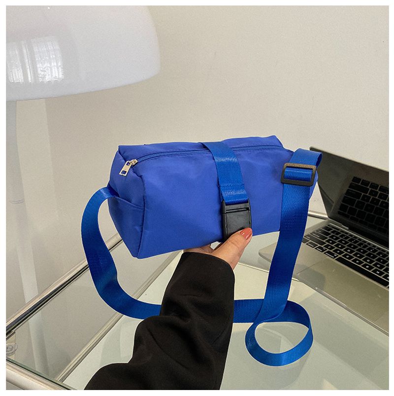 Luggage & Bags Messenger Bag Fashionable High End Fitness Bag Women's Small Horizontal Style Casual Solid Color One Shoulder Commuting Toast Bag_voghion.com