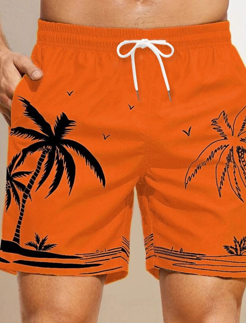 Men's Beach Shorts Men's Four-Point Shorts Breathable Surf Shorts Sports Swimming Fitness Casual Pants_voghion.com