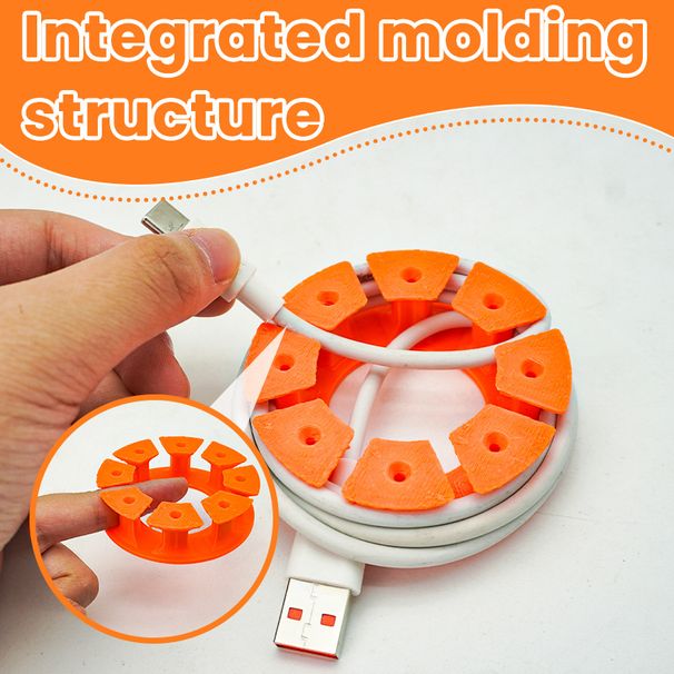 New Cable Organizer Reusable Portable Compact Desktop Or Drawer Storage Plastic Small Tool_voghion.com