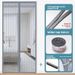Magnetic Screen Door Curtain – Heavy-Duty No-Drill Mosquito Net (Self-Sealing, Diamond Mesh)_voghion.com
