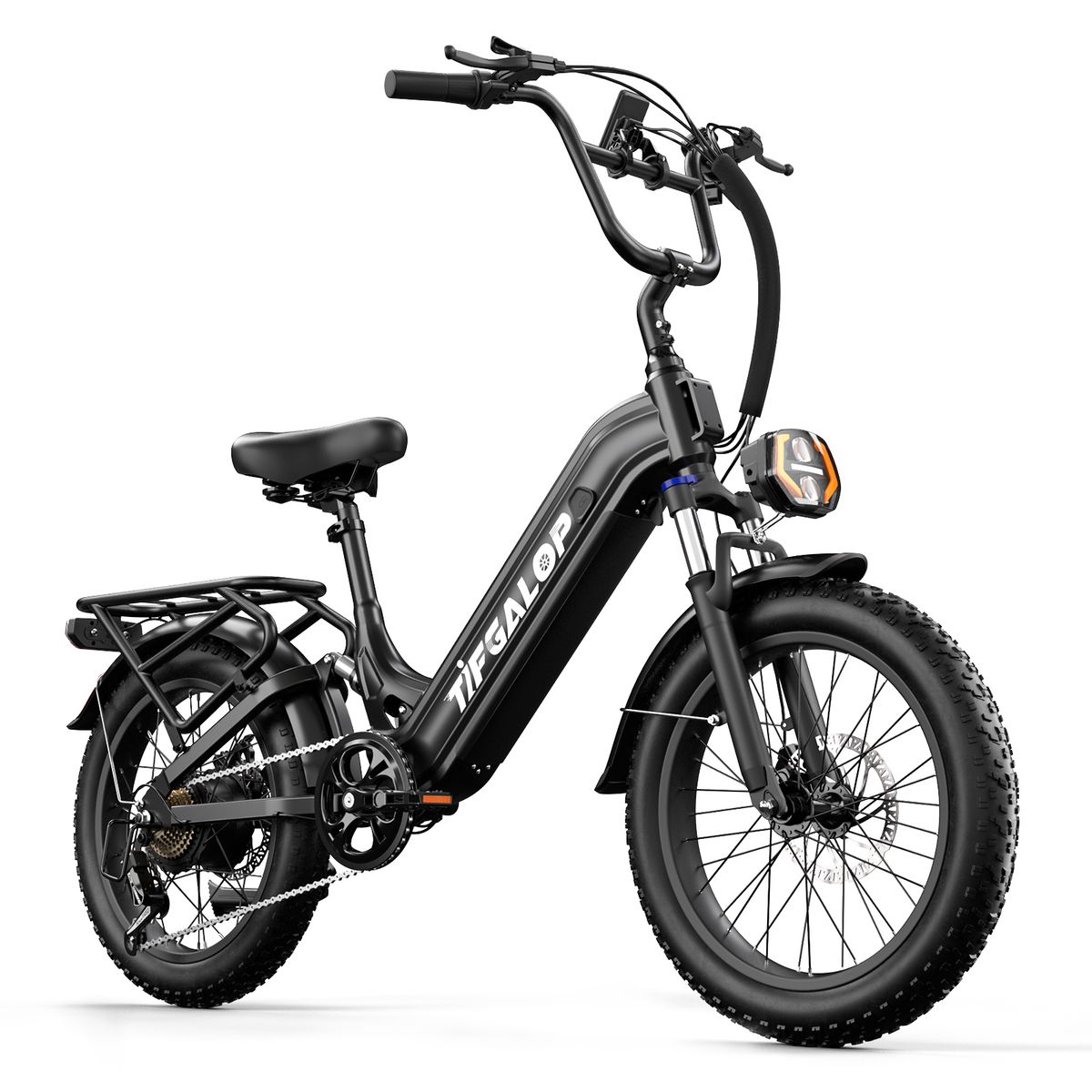 Tifgalop XC20 Electric Bike For Adults, 70NM 250W Motor, 48V 20AH Battery_voghion.com