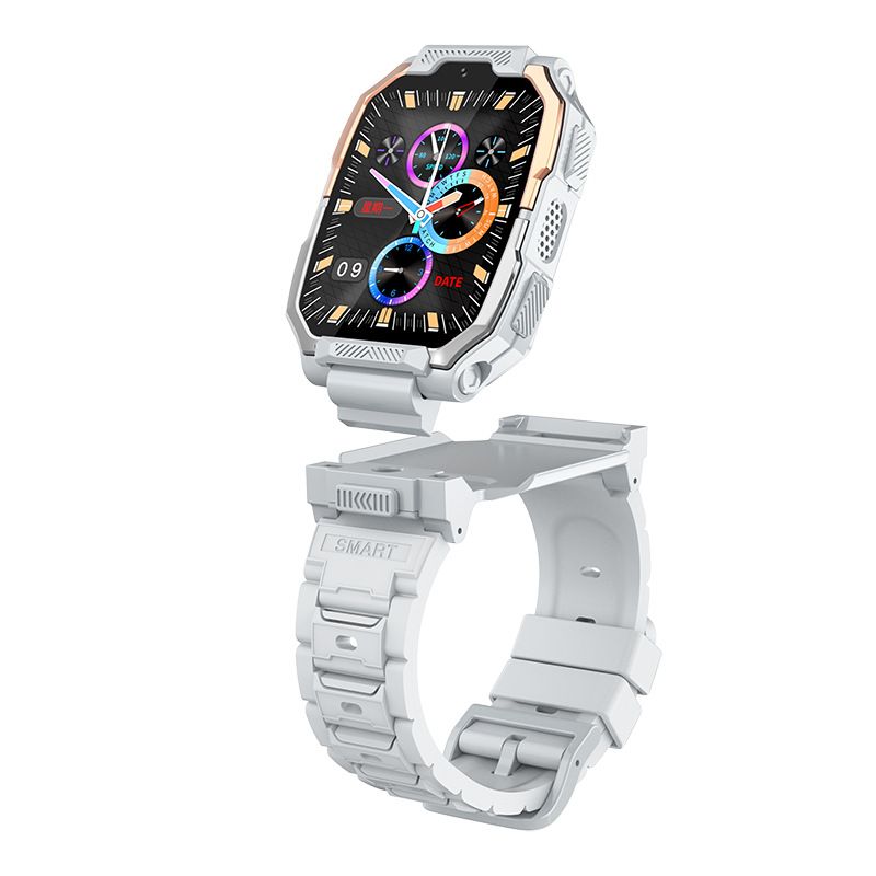 4G Kids Smart Watch med SIM-kortplats: intelligenta samtal, exakt positionering, dubbla HD-kameror, 360-graders roterande kropp för multifunktionell användning_voghion.com