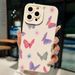 Butterfly Printed Phone Case For iPhone 16 11 12 13 14 15 Pro Max XR XS X 7 8 Plus SE 2020 Shockproof Matte Soft TPU Silicone Cover_voghion.com