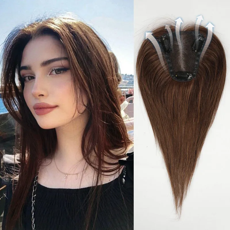 Agrafe de păr blond cenușiu gri ombre, 100% păr uman Remy, pentru femei, bază de mătase, 3 bucăți de păr în agrafe, 12 inch_voghion.com