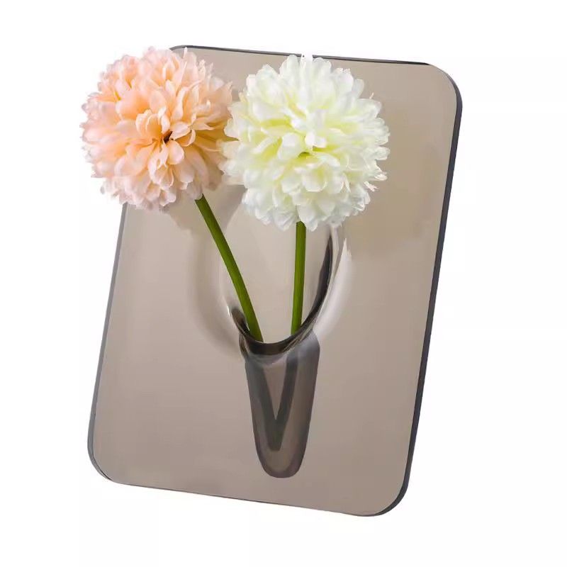 Cornice per foto in acrilico creativo, vaso con fiori idroponici, vaso trasparente, decorazione per ufficio e soggiorno in casa_voghion.com
