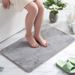 Bath Mat - Ultra Soft & Absorbent Short Pile Bathroom Rug (Cake Velvet Square Minimalist Non-Slip Backing)_voghion.com