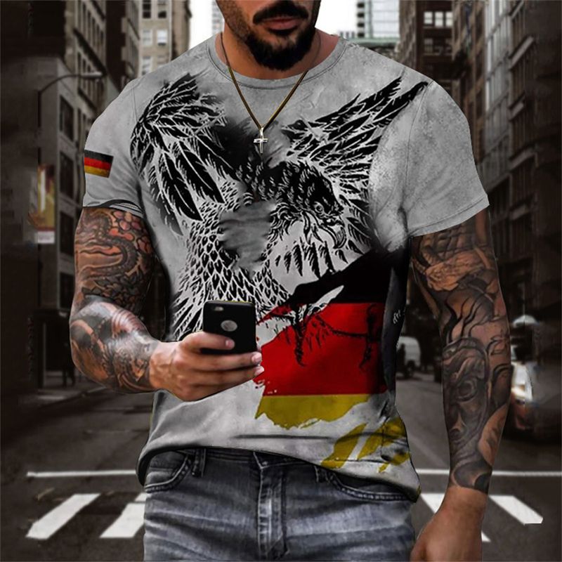 Übergroßes Hemd im Sportstil, Sommer-Herren-Kurzarm-Polyester-Streetwear-Golfball-Top mit 3D-HD-Digitaldruck_voghion.com