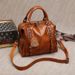 2023 New Style Oil Wax Handheld Crossbody Fashion Large Capacity Pillow Women's Bag Pocket_voghion.com