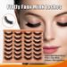 Popular 14 pairs of fluffy messy false eyelashes Curl thick lashes_voghion.com