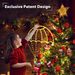 1pc USB Powered LED Weihnachten Fallschirm Lichter Mit Santa Claus Für Dach Traufe Balkon Garten Weihnachten Festival Atmosphäre Dekor_voghion.com