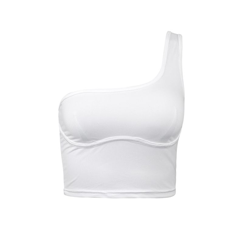  Damen-Schultergurt mit freiliegendem Nabel, schlanke, schlanke, sexy und unregelmäßige Neckholder-Weste mit nacktem Rücken_voghion.com