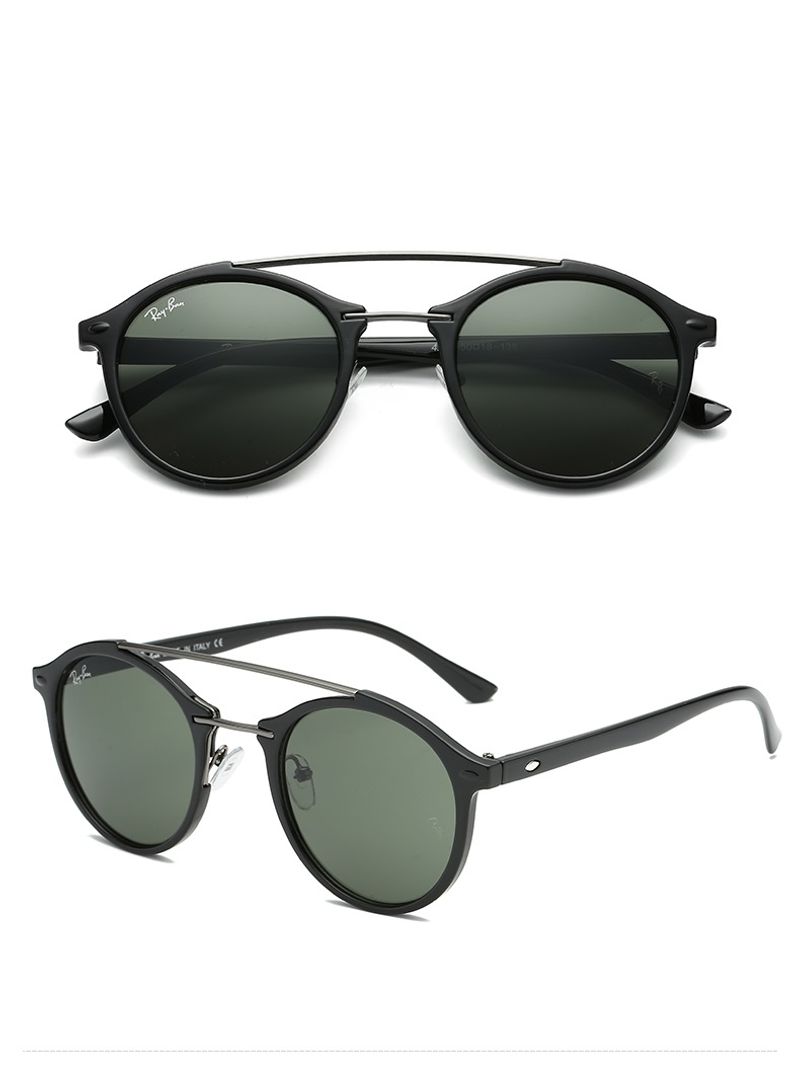 New Fashion Sunglasses Classic Men's and Women's Round Retro Ultra Light Sunglasses Hundred Tower Sunglasses_voghion.com