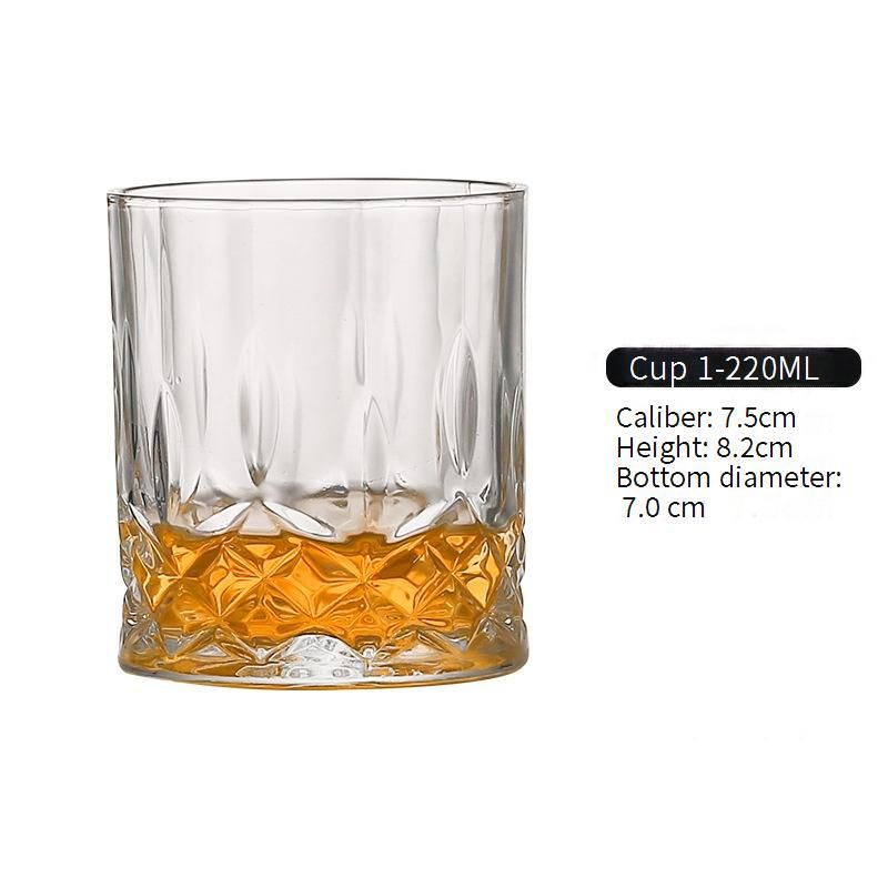 Premium Whiskey Glasses Set - Crystal Clear Barware For Scotch, Bourbon & Liquor (Elegant Gift Box, 4-Pack, Lead-Free)​_voghion.com