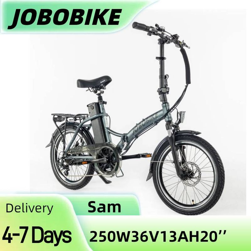 Folding Electric Bike JOBOBIKE SAM 250W 36V 13AH Battery_voghion.com