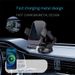 Caricabatterie wireless rapido per auto da 15 W per telefono - Supporto magnetico universale per bocchette dell'aria con bloccaggio automatico e ricarica Qi (nero/oro/argento)_voghion.com