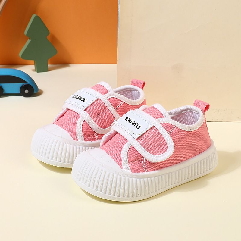 Mother & Kids Παιδικά πάνινα παπούτσια 2024 φθινόπωρο 1-2-5 ετών παιδικά παπούτσια από καμβά αντιολισθητική μαλακή σόλα για αγόρια και κορίτσια βρεφικά παιδικά παπούτσια_voghion.com