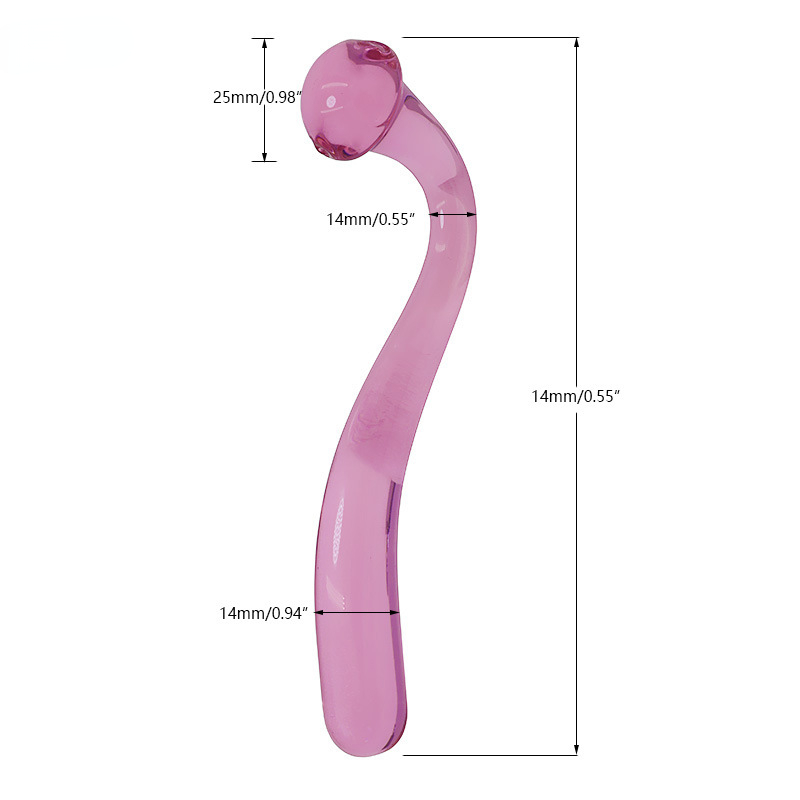 Pyrex 2 colori vibratore in vetro finto cristallo Aal perline Butt Plug massaggiatore prostatico G Spot Masturbatio femminile T_voghion.com