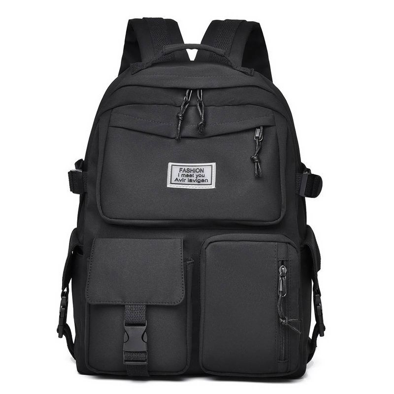 Neuer robuster Rucksack für Männer Frauen, Schüler der Mittel- Oberstufe, Laptoptasche mit zwei Taschen und großem_voghion.com