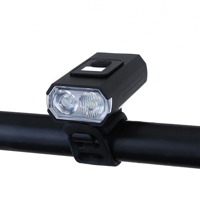 1 lampe de vélo rechargeable USB, éclairage de vélo, 6 modes, lampe de poche de vélo étanche, phare de vélo, lampe avant de vélo, équipement de cyclisme_voghion.com