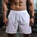 Shorts Men Summer Solid Color Large Size Loose Casual Pants Men Thin Quick Drying Running Sports Fitness Five Point Pants_voghion.com