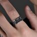 New Retro Cross Hip-hop Punk Style Niche Opening Ring For Men_voghion.com