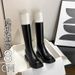 2025 New Autumn Winter Color Block Thick Sole Over-the-Knee High Long Riding Boots For Women_voghion.com