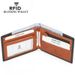Russian Anti-theft RFID Blocking First Layer Cowhide Wallet Fashion Oil Wax Color-blocking Men's Coin Purse_voghion.com